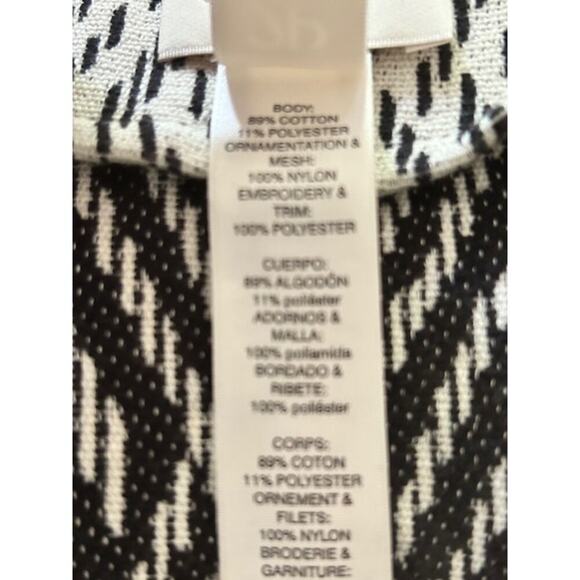 Chico’s Open Front Embroidered Jacket Size 2P Petite (US 12P) Boho Floral Accent - Picture 6 of 7